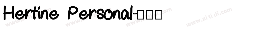 Hertine   Personal字体转换